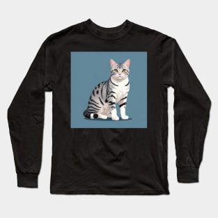 American Shorthair Cat Long Sleeve T-Shirt
